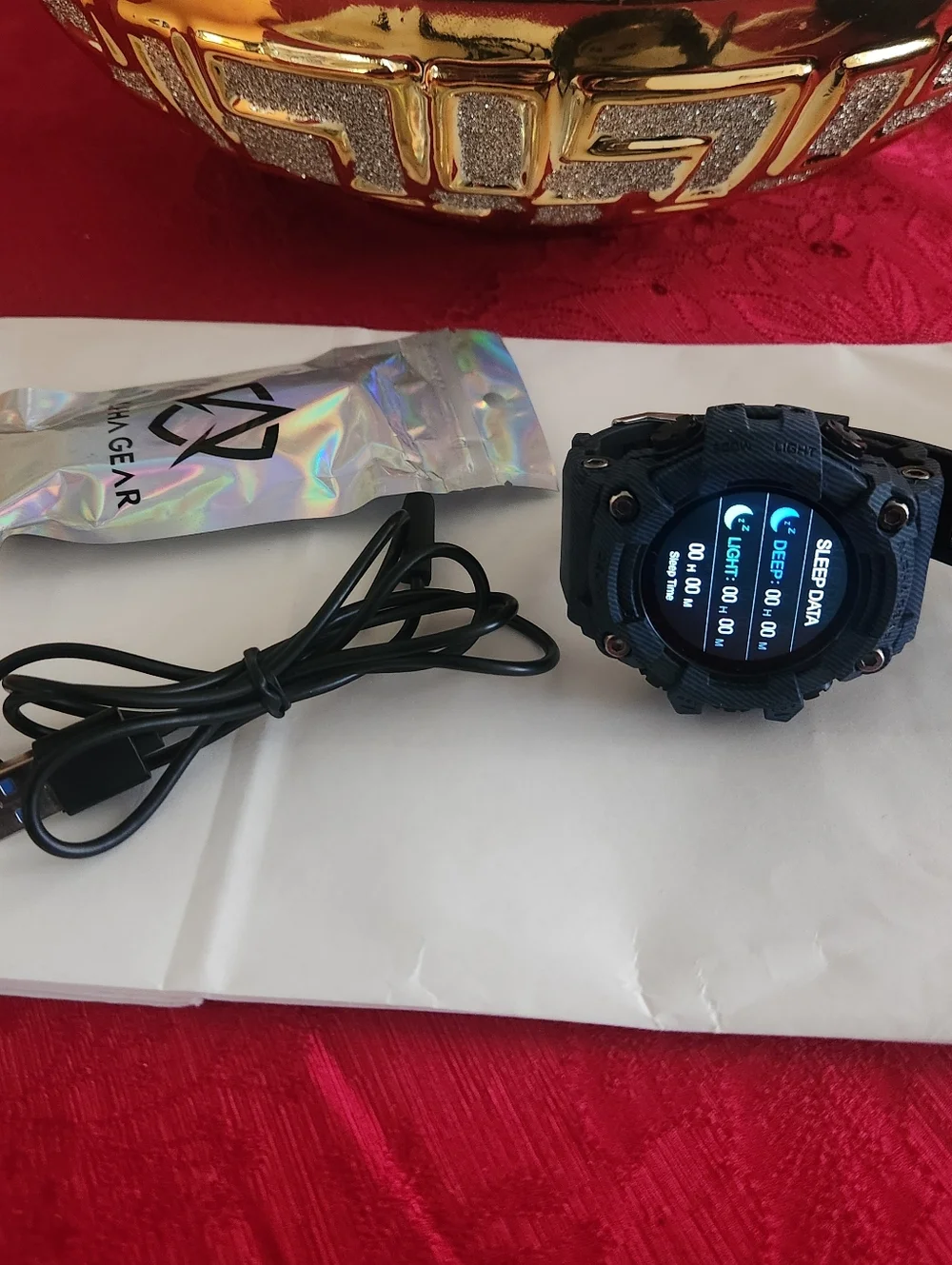 Black Digital Sport Smartwatch